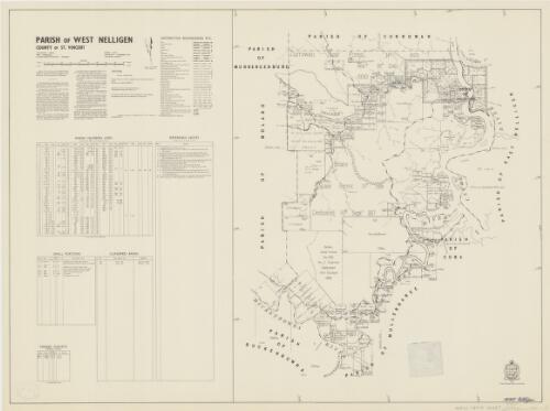 Parish of West Nelligen, County of St. Vincent [cartographic material] / printed & published by Dept. of Lands Sydney