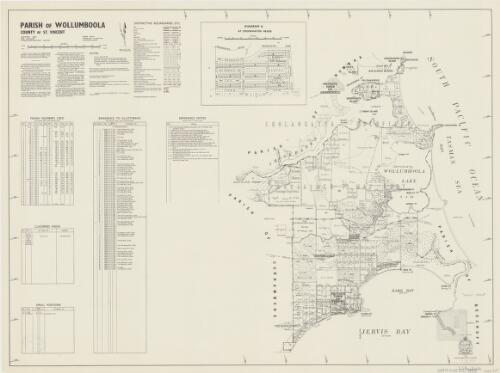 Parish of Wollumboola, County of St. Vincent [cartographic material] / printed & published by Dept. of Lands Sydney