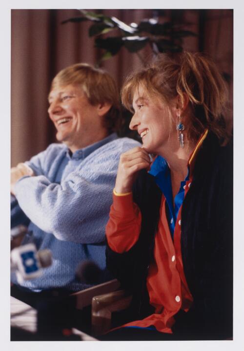 Fred Schepisi and Meryl Streep, 1988 [picture] / Rennie Ellis