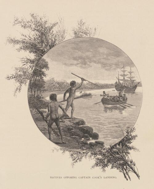 Aboriginal resistance to Captain Cook's landing / W. MacLeod