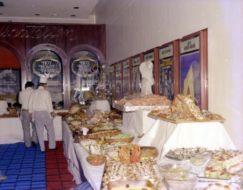 Smorgasbord at Opening of Hoyts Entertainment Centre, George Street, Sydney, 1976, [5] [picture] / John Mulligan