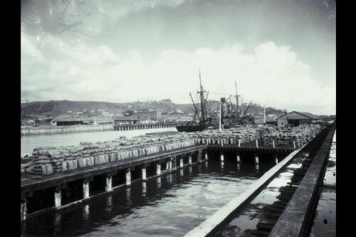 Loading Produce at the Breakwater, Burnie [picture] / Spurling
