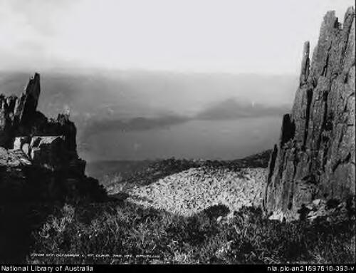 From Mt. Olympus. Lake St. Clair, 1908 [picture] / Spurling