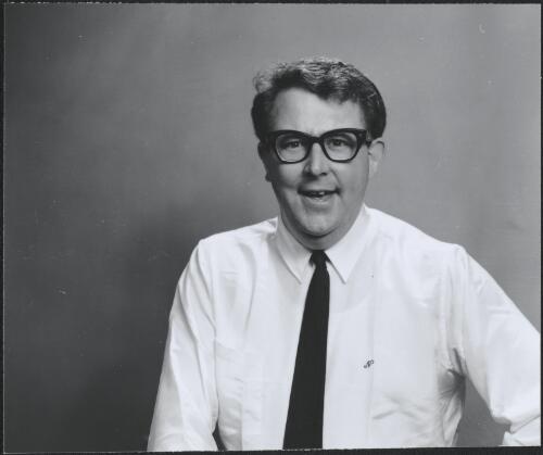 Ferrier against a plain background, ca. 1961 [picture] / Barry Bell