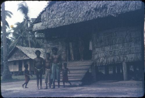 A meeting house Goodenough Island, D'Entrecasteaux Islands, Papua New Guinea, 1956-1958 [picture] / Terence and Margaret Spencer