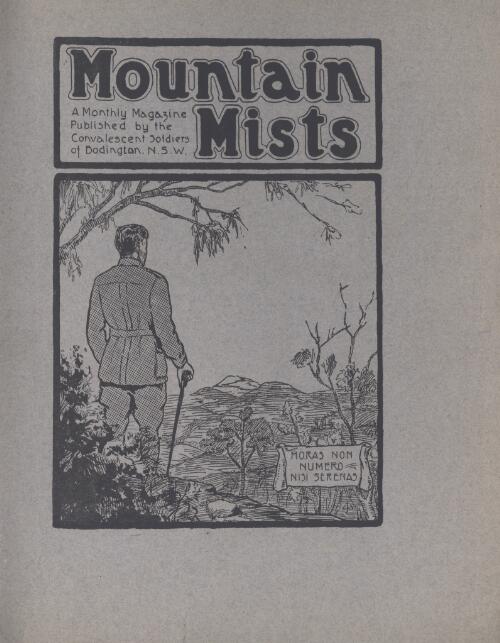 Mountain mists : a monthly magazine / published by the convalescent soldiers of Bodington, N.S.W