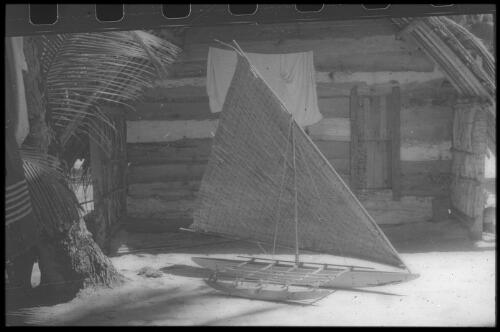 Children's play canoes (2) Carteret Islands, Papua New Guinea, 1960 [picture] / Terence and Margaret Spencer