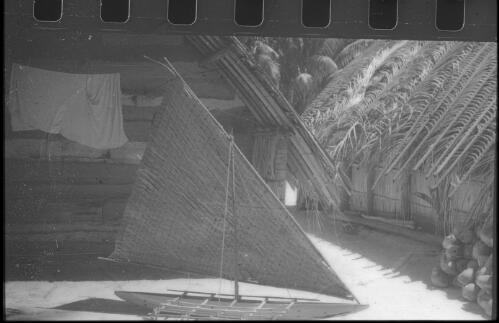 Children's play canoes (3) Carteret Islands, Papua New Guinea, 1960 [picture] / Terence and Margaret Spencer