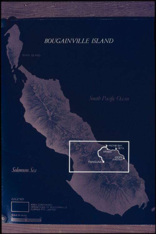 Map of Bougainville Island, Papua New Guinea [picture] / Terence and Margaret Spencer