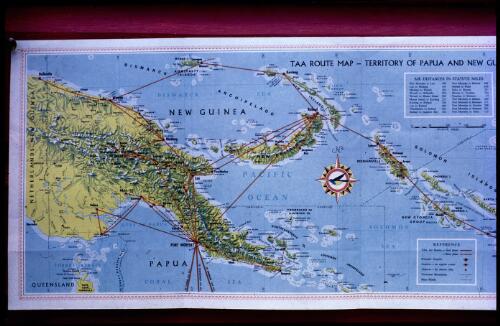 TAA route map for Papua New Guinea [picture] / Terence and Margaret Spencer