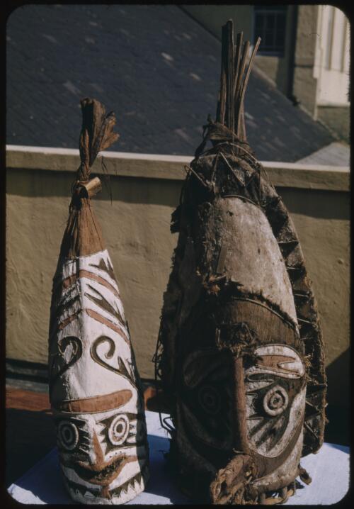 Two masks (1) Papua New Guinea [picture] / Terence and Margaret Spencer