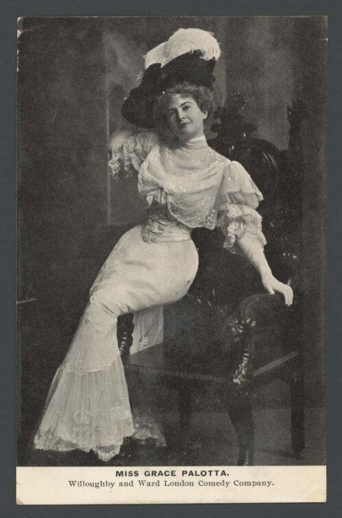Miss Grace Palotta, Willoughby and Ward London Comedy Company [5] [picture]
