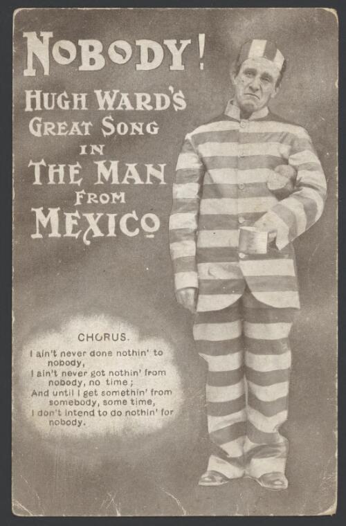 Nobody! Hugh Wards great song in The man from Mexico [picture]