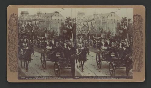 Ron Blum collection of Rose's stereoscopic views of Australia Federation celebrations, 1901 [picture]