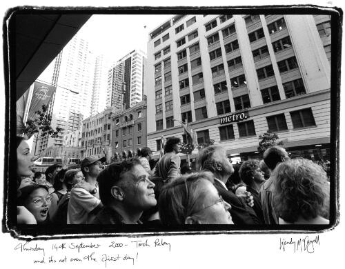 Scenes in central Sydney during the Sydney 2000 Olympic Games, 20 August-27 October 2000 [picture] / Wendy McDougall