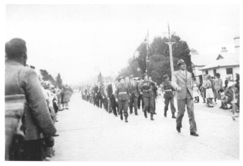[Anzac Day march in Queanbeyan, New South Wales, 1948] [picture]
