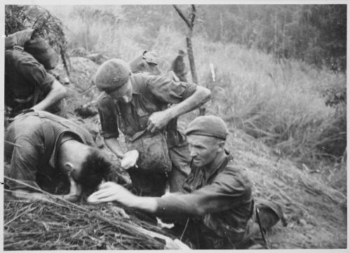 The 2/3rd Australian Independent Company at Timbered Knoll, north of Orodubi, New Guinea, 29 July, 1943 [picture]