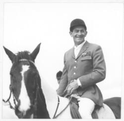 [Portrait of Kevin Bacon, the Australian Olympic equestrian rider, at ...