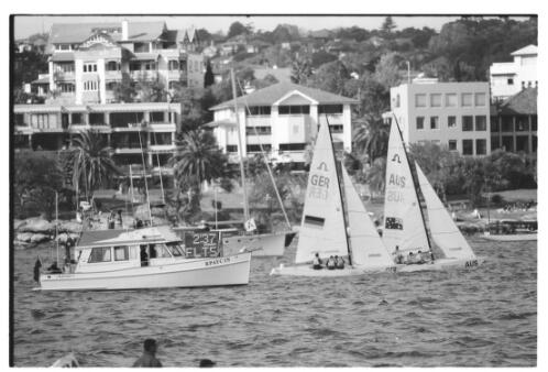 Soling class yachting, match racing, Sydney 2000 Olympic Games, 24 September 2000 [20] [picture] / Loui Seselja