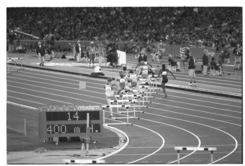 Women's 400m hurdles, heats, Sydney 2000 Olympic Games, 24 September 2000 [10] [picture] / Loui Seselja