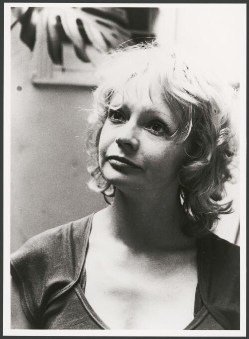 Portrait of Sally Blake taken during an oral history interview, 26 November 1974 [picture] / Hazel de Berg