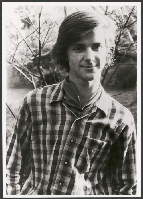 Portrait of Mark Underwood taken during an oral history interview, 11 September 1974 [picture] / Hazel de Berg