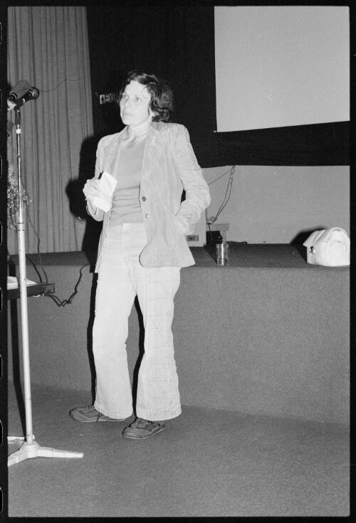 Julie James Bailey at the Film Careers Day, 9 October 1982 [picture] / Hazel de Berg