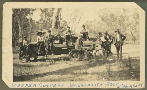 Sleeper cutters, Wangaratta [1930s?] [picture]