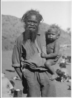 The Youngest And The Oldest Of The Areyonga Native Choristers, Central 