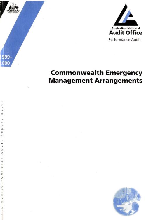 Commonwealth emergency management arrangements