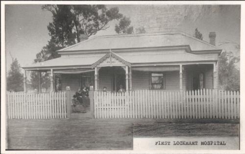 [First Lockhart Hospital, Lockhart, New South Wales] [picture]