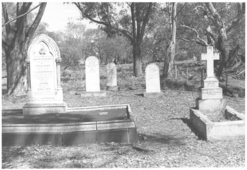 The historic graves and headstones in Brookong Cemetery, Lockhart Shire [picture] / Wm. A. Bayley