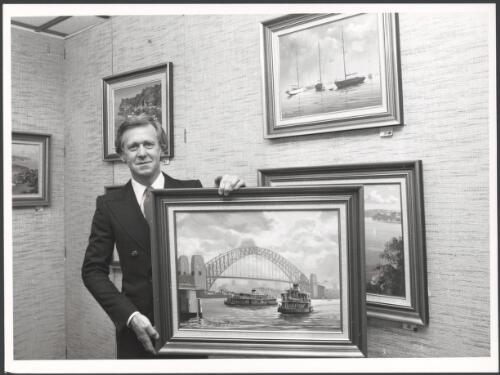 Collection of portraits of Australian artist Brian Baigent [picture] / Australian Information Service photographs by John Tanner