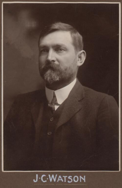 Portrait of John Christian Watson, 1908 [picture] / T. Humphrey & Co