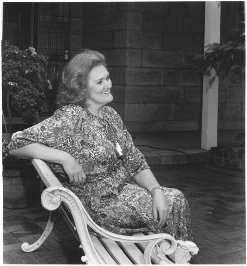 Dame Joan Sutherland photographed at St Catherine's School, 1991 [picture] / Jill White