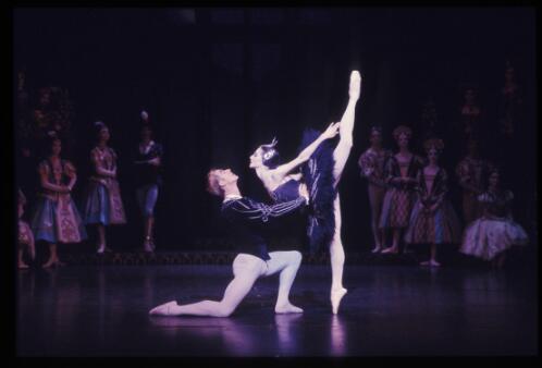 [Australian Ballet performance of Swan lake, Odile and Prince Siegfried, March 1991, 2] [transparency] / Don McMurdo