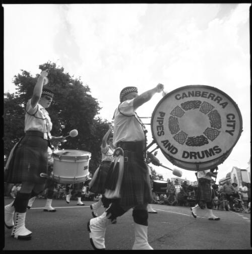 Centenary of Federation Multicultural Parade held in Civic, Canberra, A.C.T. on March 10, 2001 [picture] / Loui Seselja