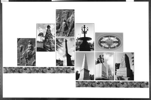[Photographs used in the montage Monumental Myths II] [picture] / Jon Rhodes
