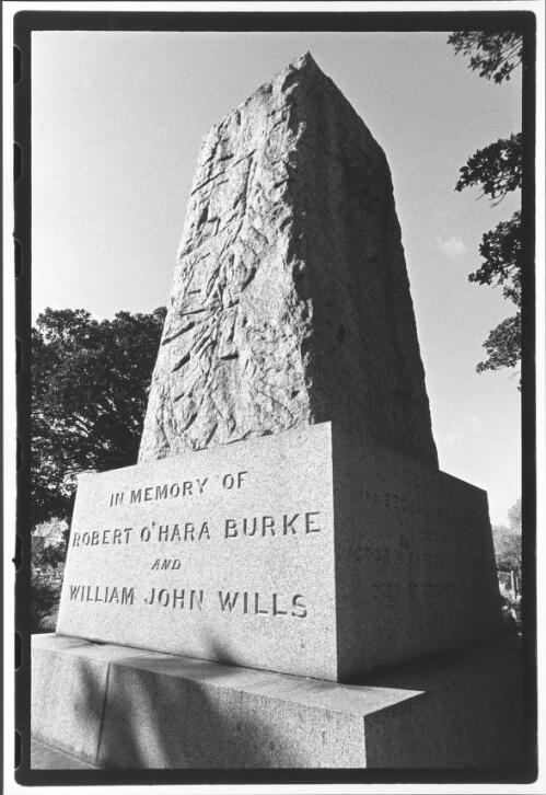 The Burke and Wills Funereal Monument at the Melbourne General Cemetery, Carlton [picture] / Jon Rhodes
