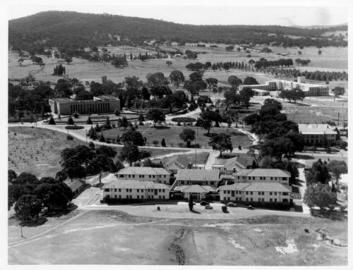 [Photograph of public buildings in Acton, Canberra, A.C.T., c. 1938] [picture]