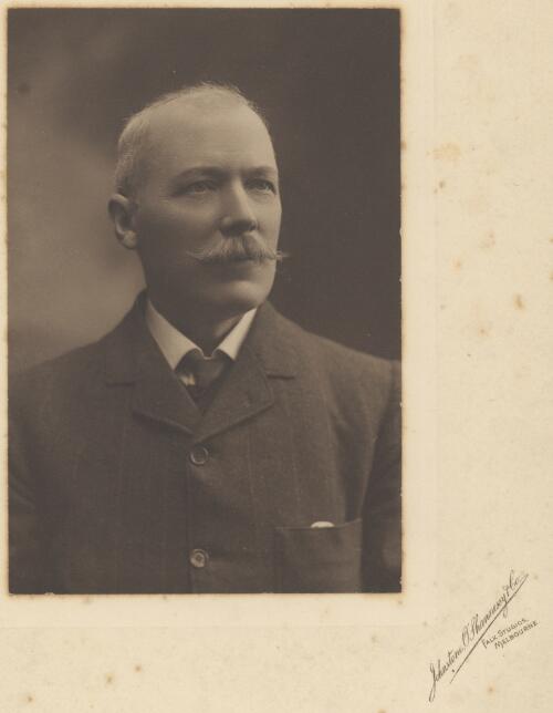 Portrait of Hugh Paterson [?] [picture] / Johnstone O'Shannessy & Co. ; Falk Studios