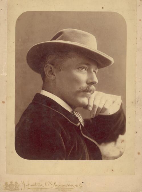 Portrait of Hugh [Paterson], 1897 [picture] / Johnstone O'Shannessy & Co