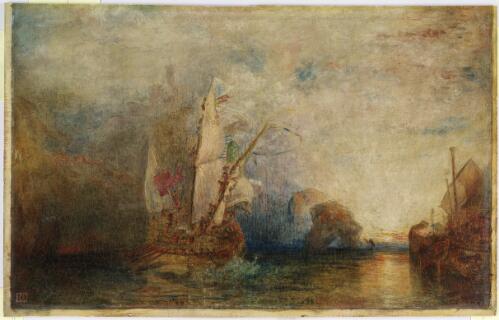 Ulysses deriding Polyphemus [picture] / painted by Mortimer Menpes after an original painting by Joseph Mallord William Turner