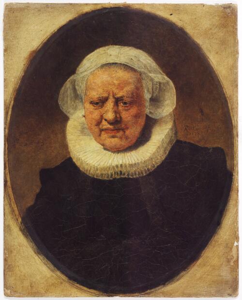 Portrait of a woman of eight three [picture] / painted by Mortimer Menpes after an original painting by Rembrandt H. van Rijn
