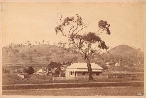 [Small town, hills in background, Ballarat region] [picture]