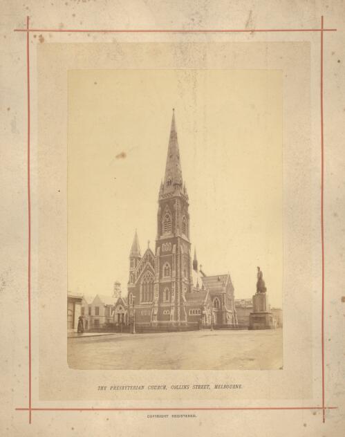 The Presbyterian Church, Collins Street, Melbourne [Victoria] [picture] / N. J. Caire