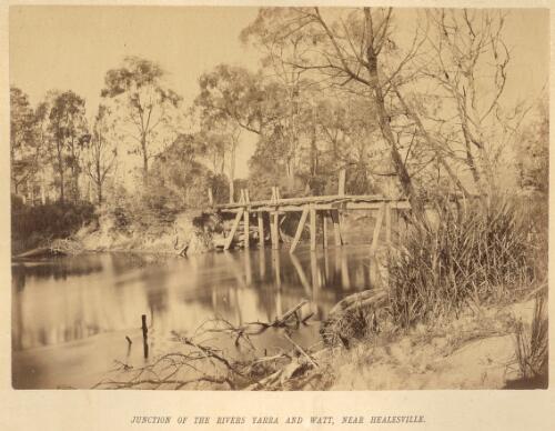 Junction of the rivers Yarra and Watt near Healesville [Victoria] [picture] / N. J. Caire