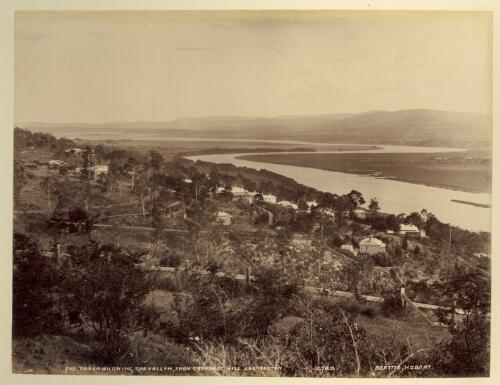 The Tamar showing Trevallyn from Cataract Hill, Launceston [picture] / J. W. Beattie