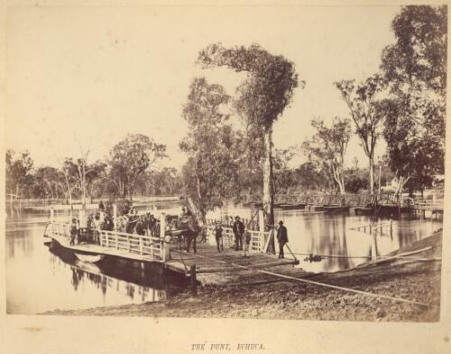 The Punt, Echuca [Victoria] [picture] / N. J. Caire