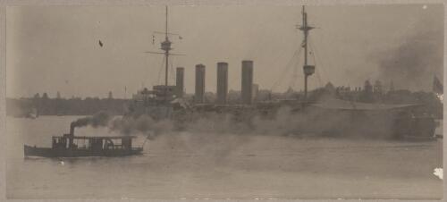 War, [ship on] Sydney Harbour [picture] / J.P. Campbell